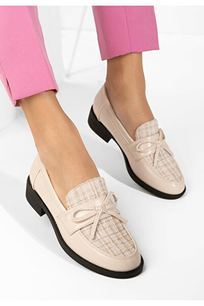 B T Shoes Mocasini dama Aliera bej