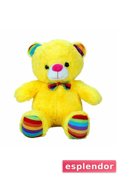 esplendor S00002962 دب إلوش بشرائط ملونة 30 سم.6R. -الشمس