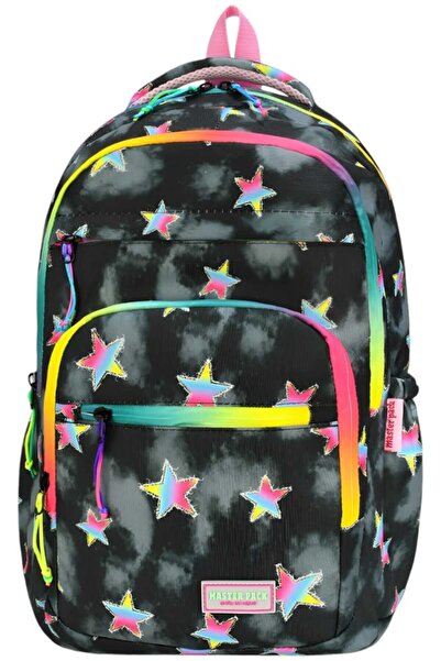 Tezzgelsin Geantă de școală unisex, impermeabilă, cu mai multe compartimente