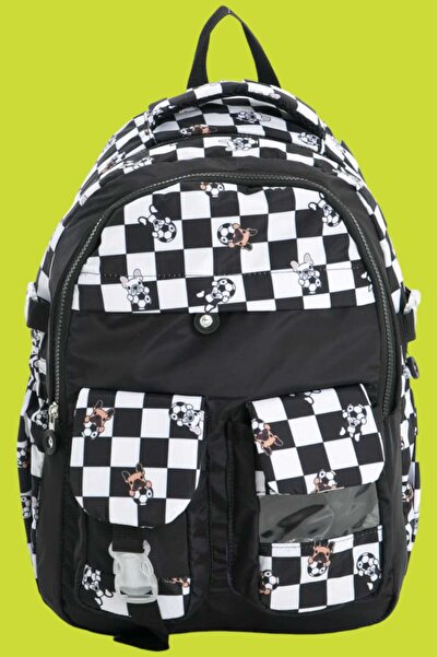 Tezzgelsin Rucsac unisex, impermeabil, în carouri, colorat