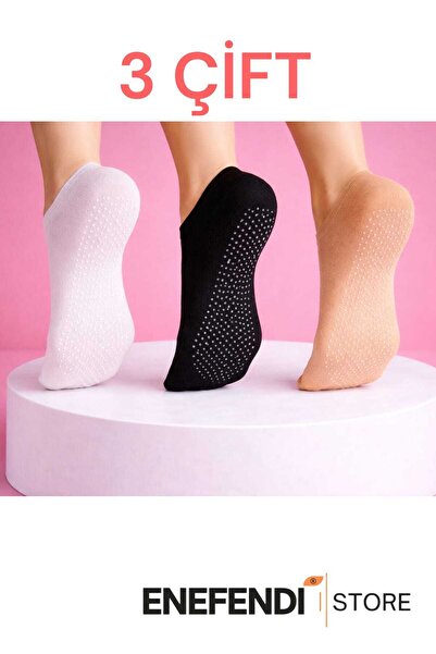 NF ND ENEFENDİ 3 perechi de șosete sport Yoga Pilates antialunecare cu talpă ...