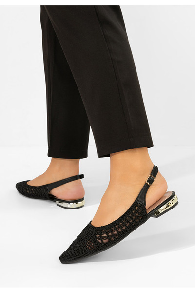 B T Shoes Balerini dama Kapia negri