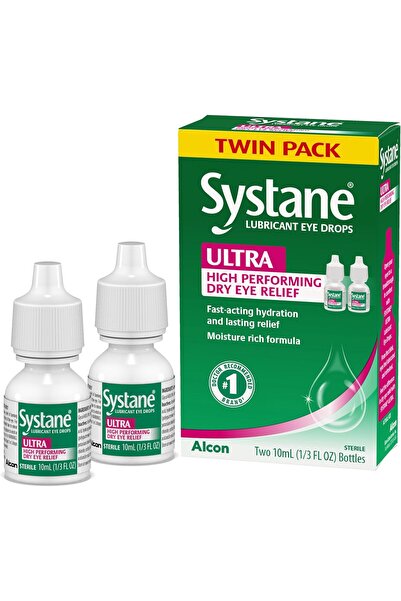 systane قطرات ترطيب فائقة للعين، عبوة مزدوج ، 10 مل لكل منها