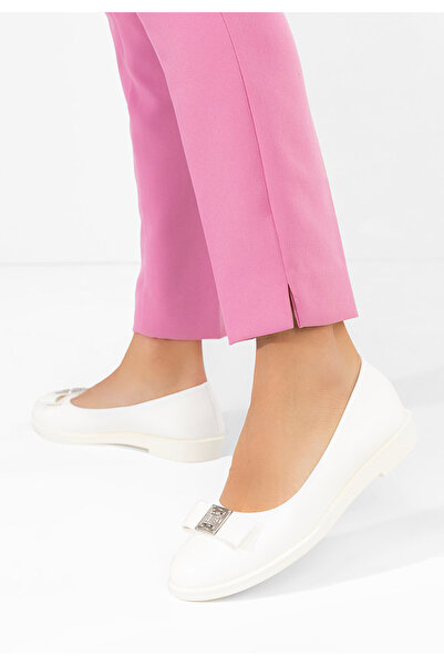 B T Shoes Balerini dama Sidiona albi