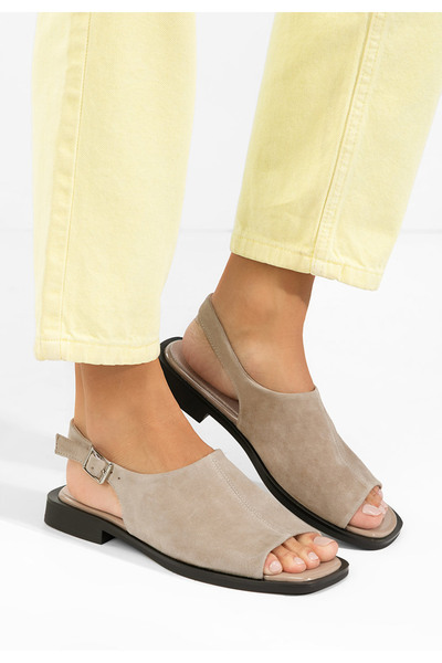 B T Shoes Sandale dama piele Saryna bej