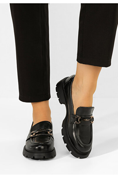 B T Shoes Γυναικεία μοκασίνια Jadiana μαύρα