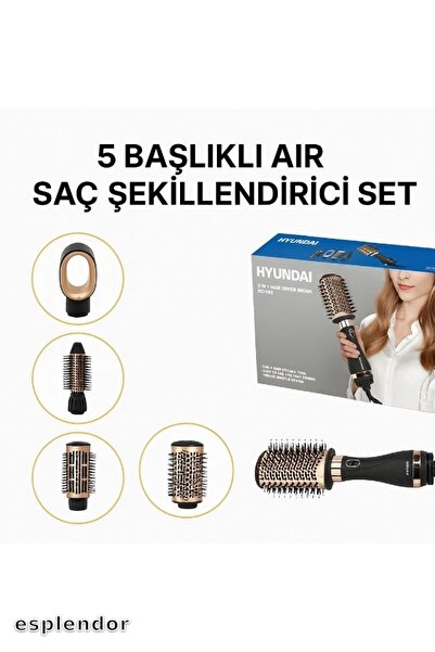 esplendor 5 Head Air Hair Styler Set