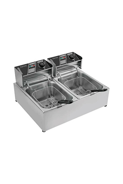 Primo Plus DENX electric deep fryer, 2 large frying baskets DX4003