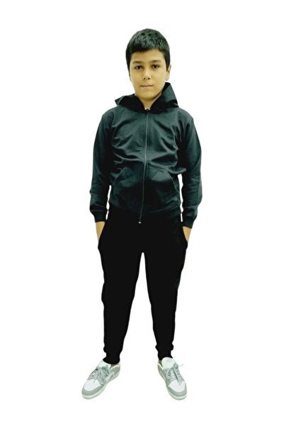 Tezzgelsin Σετ φόρμας Unisex παιδική κουκούλα με φερμουάρ, ανθεκτική στο γόνα...