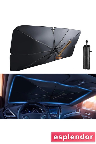 esplendor مظلة سيارة متوافقة مع ميني كوبر، فيات 500، سمارت فورتو، هيونداي i10...