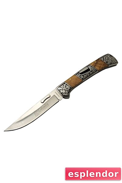 esplendor Eco Lounge Columbia A3159-D Kahverengi Kamp Çakı 23,5cm- Ahşap Sap,...