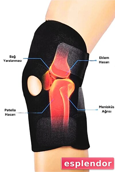 esplendor Orthopedic Therapy Application with Knee and Foot Support Set