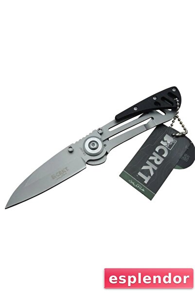 esplendor Eco Lounge CRKT CR 0087 BK Kamp Çakı 18 cm - Metal Saplı, Otomatik,...