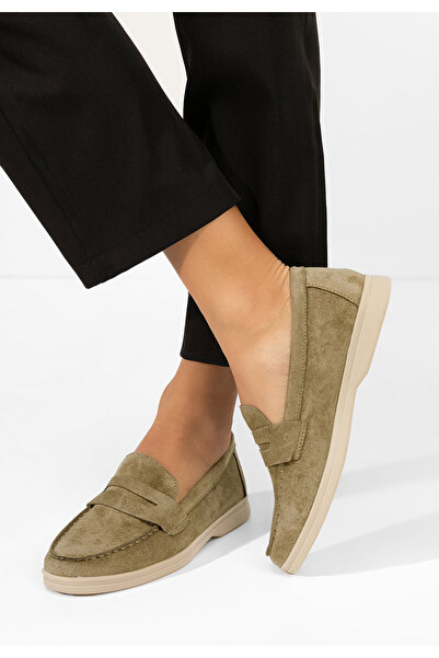 B T Shoes Mocasini dama Hesika verzi