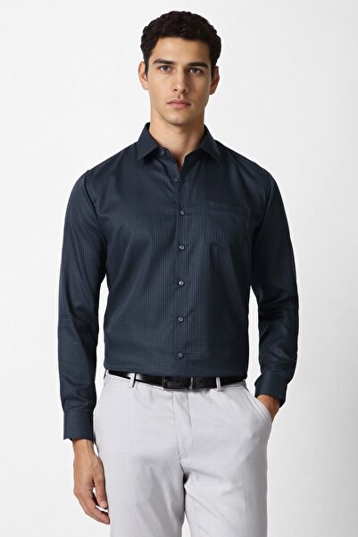 VAN HEUSEN قميص رجالي بأكمام طويلة وقصة ضيقة
