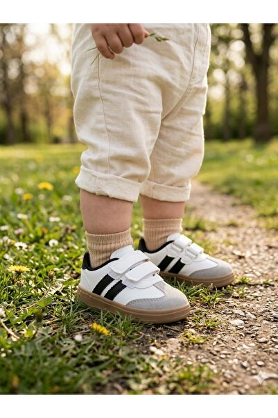 benitto kids Unisex Daily Lighted Velcro Children's Sports Shoes Bnt207