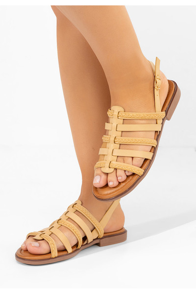 B T Shoes Sandale fără toc Aminta bej