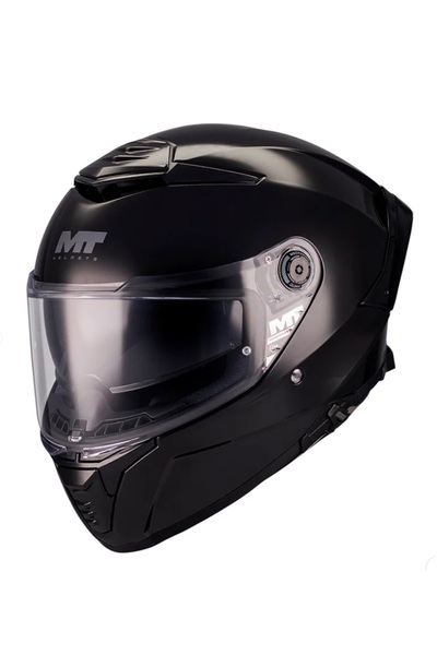 MT KASK FF18SV THUNDER 4 SV PURE A1 PARLAK SİYAH FULL FACE (KAPALI KASK)
