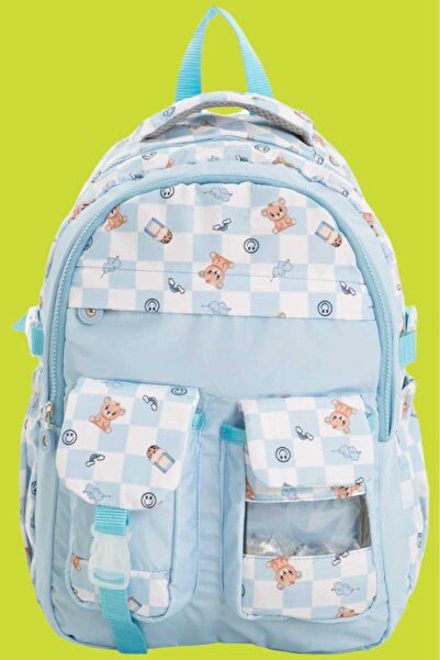 Tezzgelsin Rucsac unisex, impermeabil, în carouri, colorat