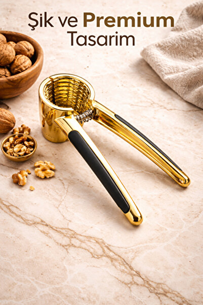 MİS KİTCHEN Ultra Durable Metal Walnut Cracker Professional Heavy Duty Nutcra...