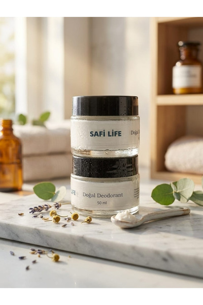 Gülşah Taş Safi Life %100 Doğal Krem Deodorant -Ter Kokusu Önleyici- Alüminyu...