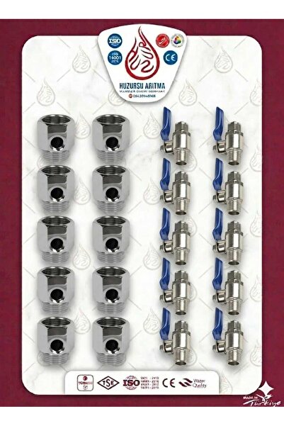 ECO Arıtma Cihazı Giriş Suyu Bağlantı Seti - Metal Hat Alma Aparatı & 10+10 L...