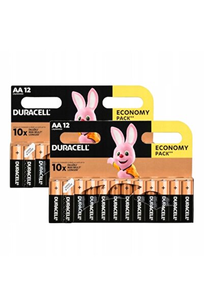 Duracell MN1500 AA Alkaline Battery 2 set x 12