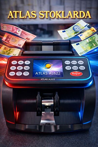 Atlas TL / Euro Kağıt Para Sayma Makinesi