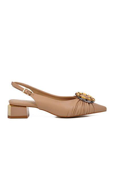 Aspor Beige Women's Evening Dress Shoes