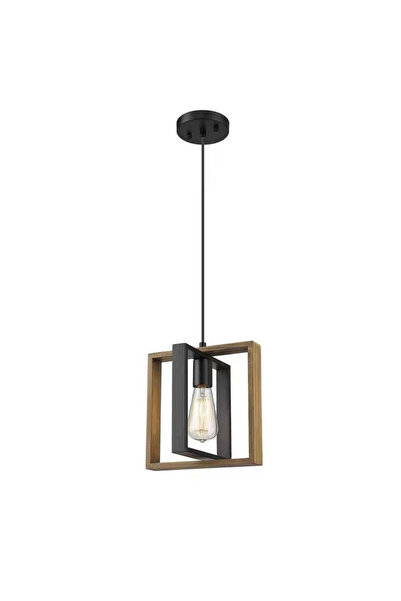 RFAN Pandantiv, Model 5456-1, 1 X E27, Negru/Maro