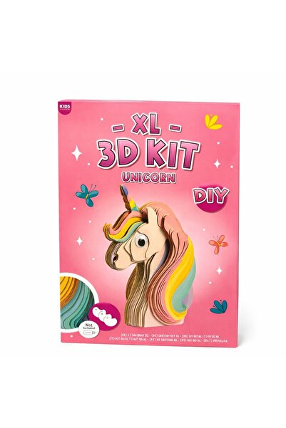Game XL 3D Kit Unicorn – Set creativ DIY pentru copii