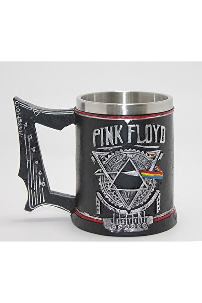 Store Pink Floyd Dark Side Of The Moon 3D Kabartmalı Çelik Kupa Bardak 8.5*11 Cm