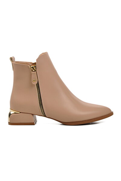 Aspor Nude Nut Women's Heeled Boots