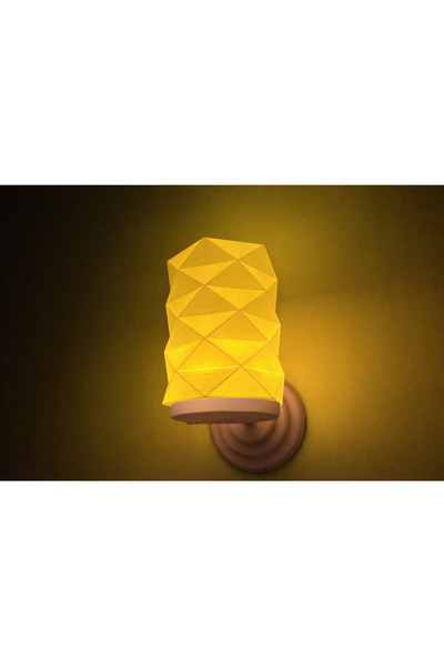 KKG 3D·Studio | Duwals / 1 Set / Dekoratif LED Mumlu Abajur Pilli Işıklı Duva...