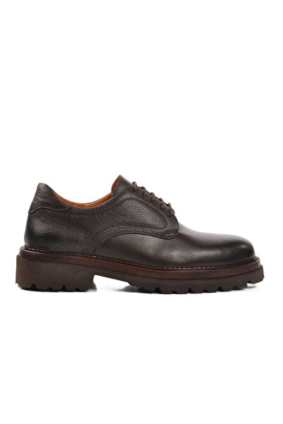 Aspor Coffee Floater Genuine Leather Men's Classic Shoes Premium
