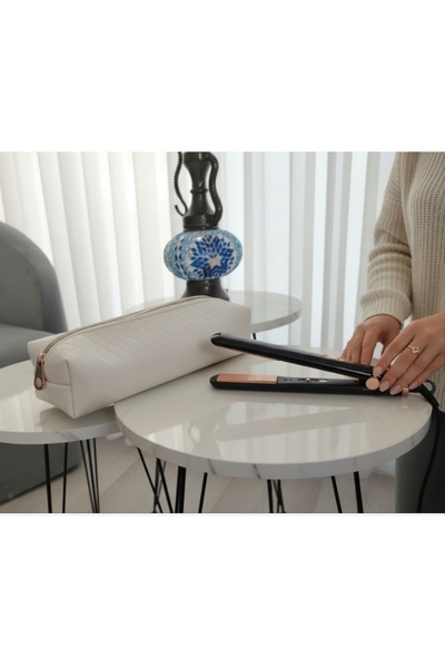 Cerisse Quilted Desen Hair Straightener XL Size Travel Case for Airwrap and A...