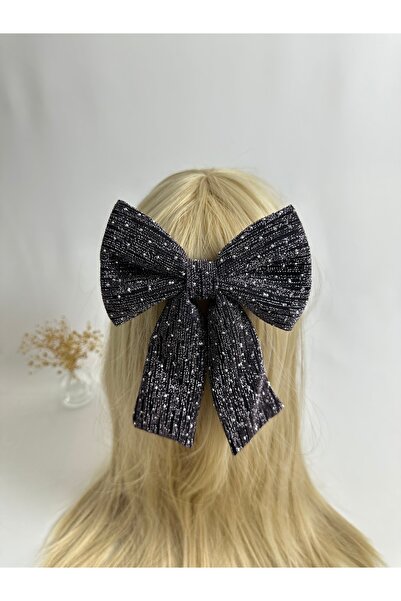 MegssStore Lila Buzzy Stone Bow Automatic Buckle