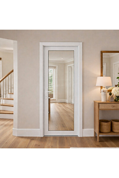 şekerdecorium PVC Modern Tasarımlı Cam Kapı 70*180 (Her Yönde)