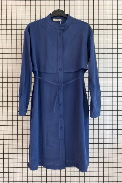 Armine Trend Modal Fabric Chest Cover and Back Detail Lace-Up Hijab Tunics