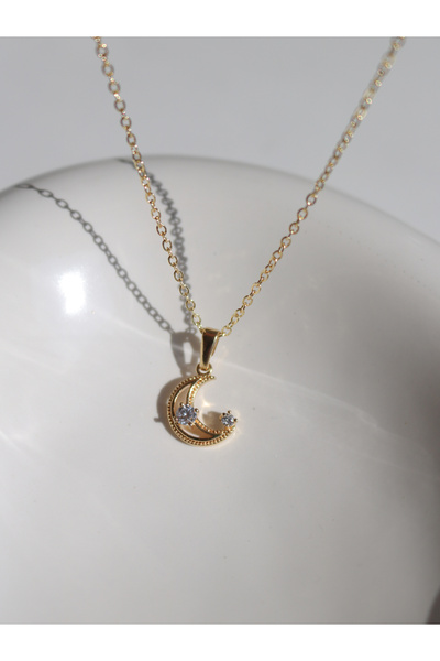 Reorah Collection Star and Moon Necklace