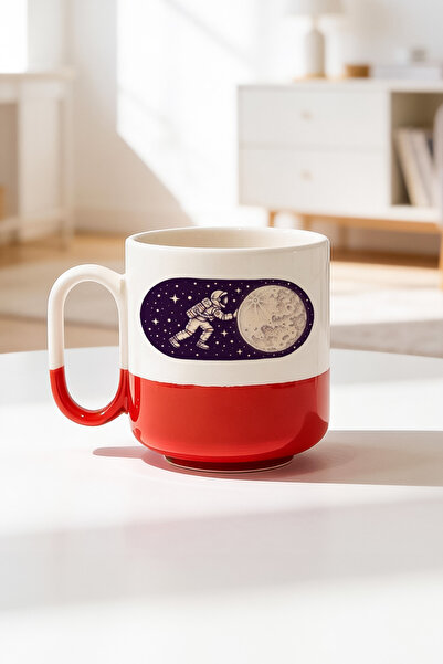 BB TRADE Astronaut Design Ceramic Printed Pro Mug Cup 330ml