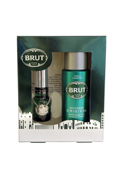 Delixa Brut Madalyon Original Edt 30 ml Erkek Parfüm +200 ml Erkek Deodorant ...
