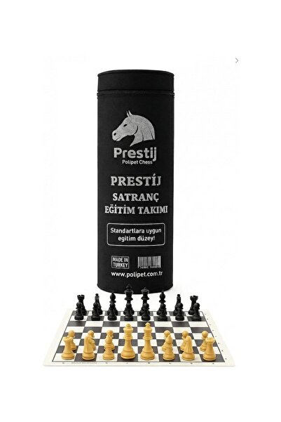 Genel Markalar Prestij Rulo Satranç Takımı | Eğitim Satranç Seti Katlanabilir...