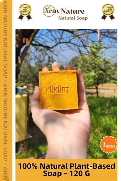 Carlburn # صابون الكبريت العشبي الأصلي 100% طبيعي وذو رائحة جميلة للشعر والوج...