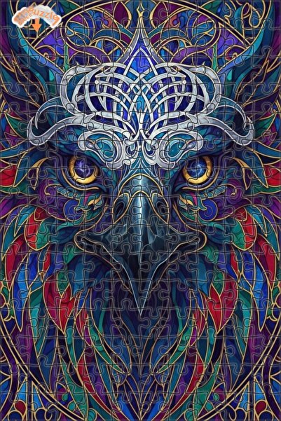 Esranın Dünyası Mysterious Eagle Artwork Print Appearance Laser Double-Layer ...