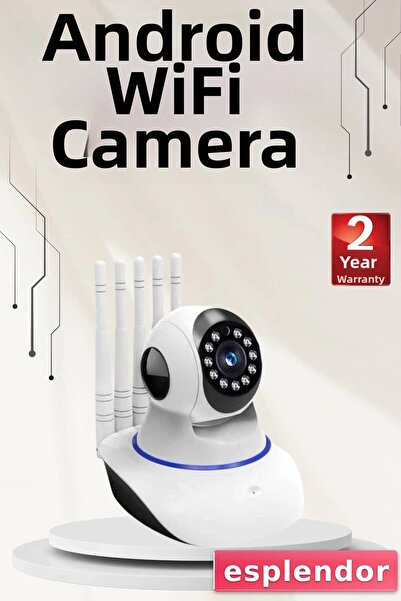 esplendor Security Camera with Antenna Night Vision Sensor Motion Sensitive