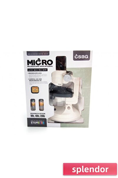esplendor مجموعة مجهر للطلاب بتكبير 100X 400X 1200X مع إضاءة LED