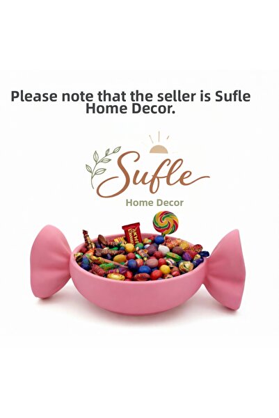 Sufle home dekor Decorative Presentation Sugar Bowl Fruit Basket