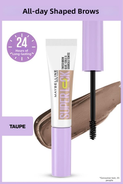 Maybelline New York Super Lock Brow Glue Kaş Sabitleyici Maskara - Taupe