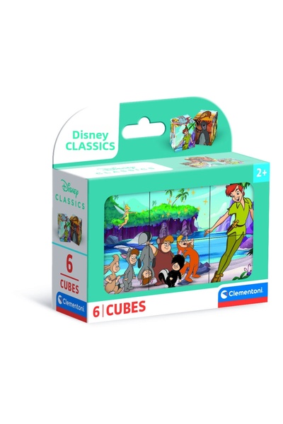 CLEMENTONI Puzzle Küpleri Disney Klasikleri 6 Parca